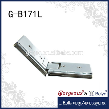 large size long square 180 degree glass hinge